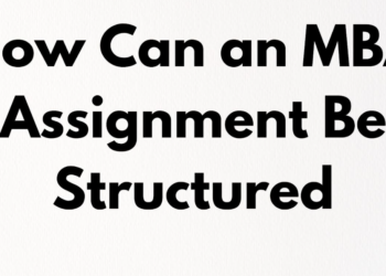 How Can an MBA Assignment Be Structured