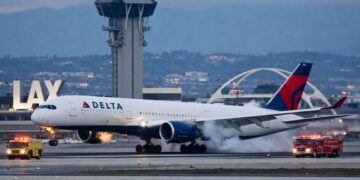 delta flight dl275 diverted lax