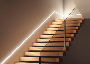 Steel Stair Step Lights: Industrial Strength Meets Modern Aesthetics