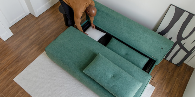 Green Haven: A Sofa Bed That Marries Style and Function