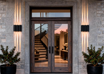 Modern American Curb Appeal: Innovative Outdoor Wall Lighting Design Ideas