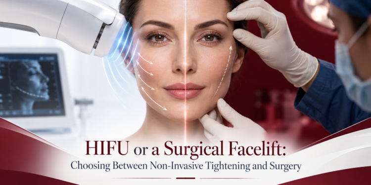 HIFU or a Surgical Facelift: Choosing Between Non-Invasive Tightening and Surgery