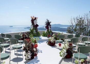 Saying Yes on the Rim of a Volcano, a Guide to Wedding Venues in Santorini