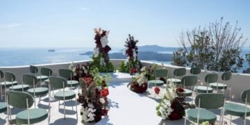 Saying Yes on the Rim of a Volcano, a Guide to Wedding Venues in Santorini